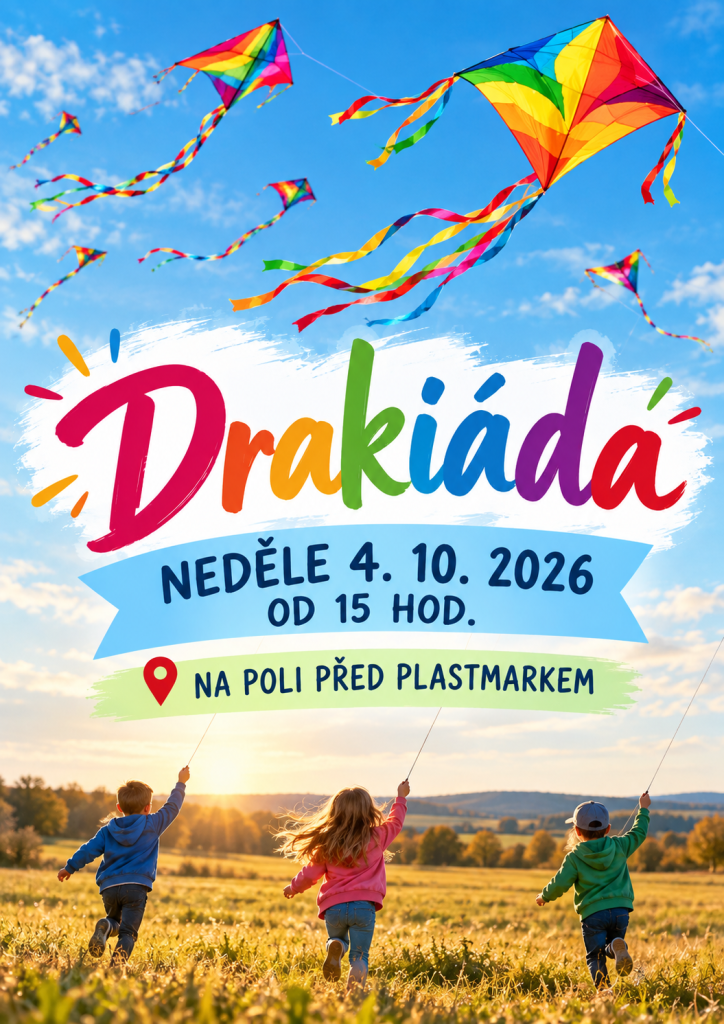 barevné draky na obloze